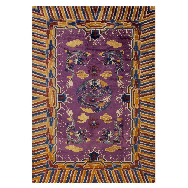 19th Century Chinese Ningxia Carpet